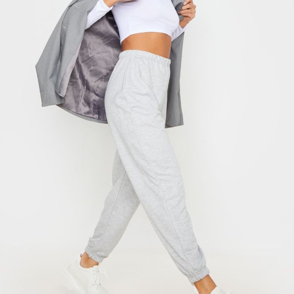 NWT PLT Petite Joggers (White and Grey) - 2P / XS